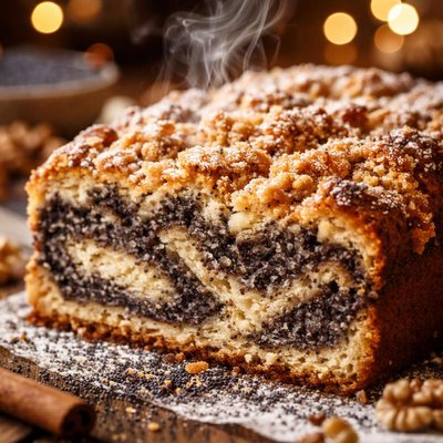 Image of Hungarian Poppy Seed Coffee Cake