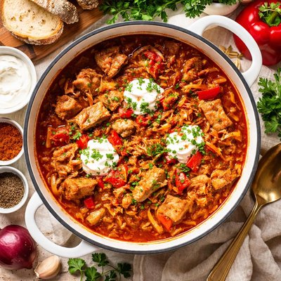 Image of Hungarian Pork and Sauerkraut Goulash