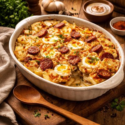 Image of Hungarian Potato and Egg Casserole