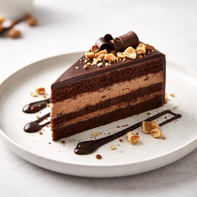 Image of Hungarian Rich Chocolate Hazelnut Torte