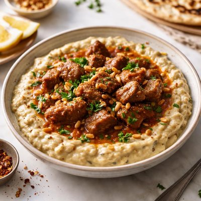 Image of Hunkar Begendi Turkish Eggplant Aubergine Cream