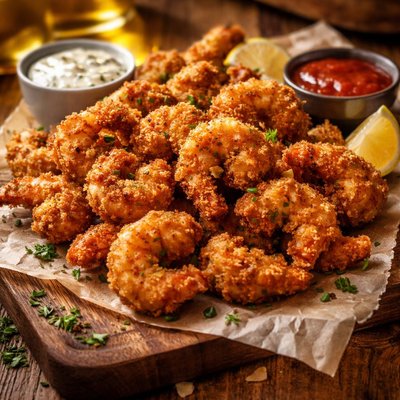 Image of Hush Puppy Fried Shrimp