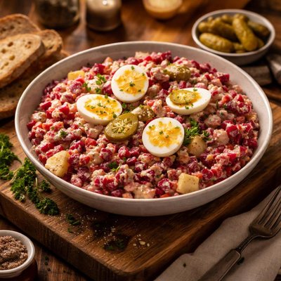 Image of Huzare Sla Dutch Beet and Potato Salad