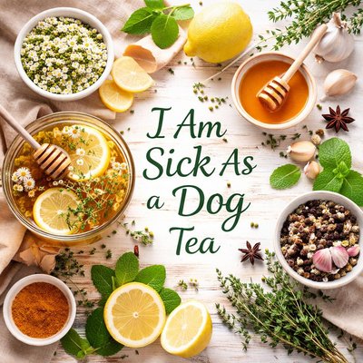 Image of I Am Sick As a Dog Tea