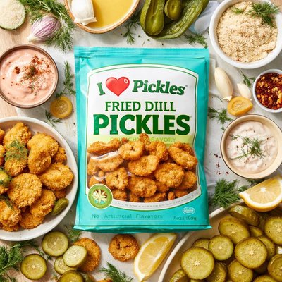 Image of I Love Pickles Fried Dill Pickles