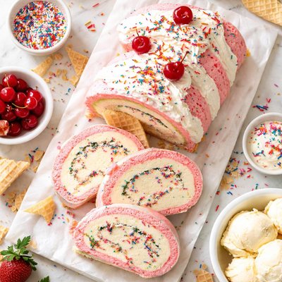 Image of Ice Cream Cake Roll