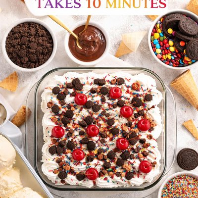 Image of Ice Cream Cake Takes 10 Minutes