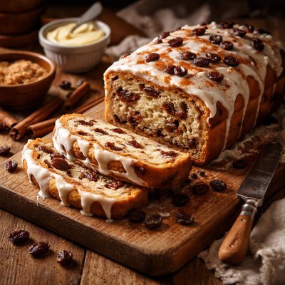 Image of Ice Cream Cinnamon Raisin Bread