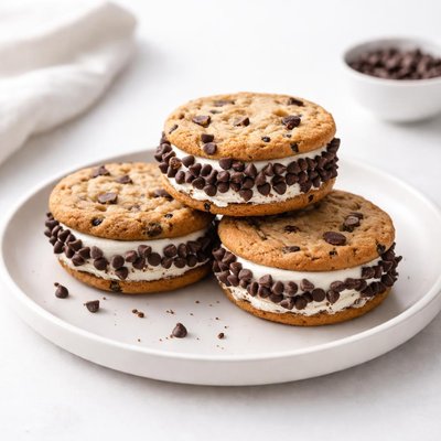 Image of Vegan Ice Cream Cookie Sandwiches