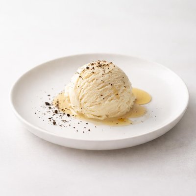 Image of Ice Cream with Black Pepper and Single Malt Scotch