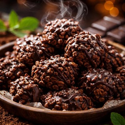 Image of Iced Chocolate Crunchies