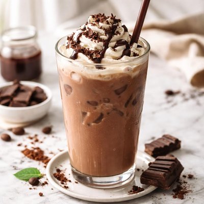 Image of Vegan Iced Chocolate Drink
