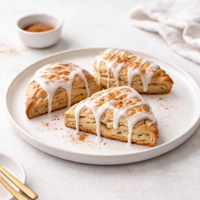 Image of Iced Cinnamon Bun Scones
