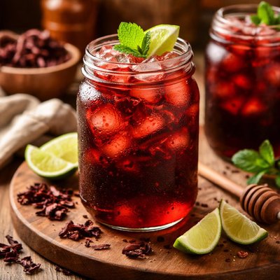 Image of Iced Hibiscus Tea