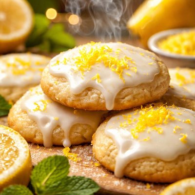 Image of Iced Lemon Cookies