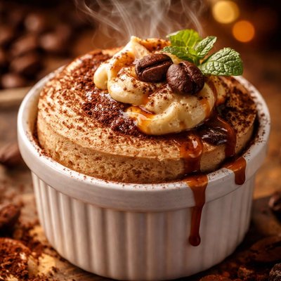 Image of Iced Mascarpone and Coffee Souffl