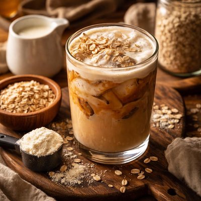 Image of Café con Avena Helado Keto