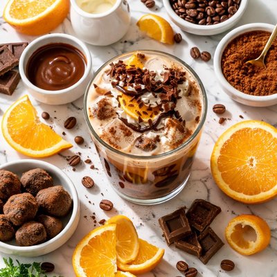 Image of Iced Orange Truffle Coffee