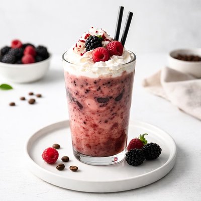 Image of Iced Razzleberry Coffee Frappe Non Alcoholic