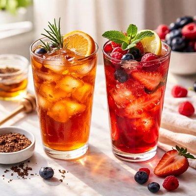 Image of Iced Rooibos and Forest Fruit Tea