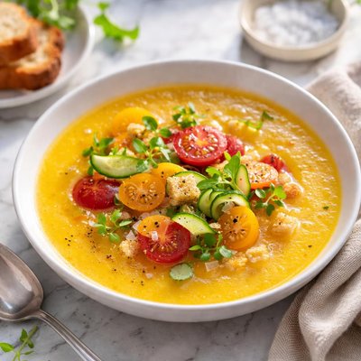 Image of Iced Yellow Tomato Soup
