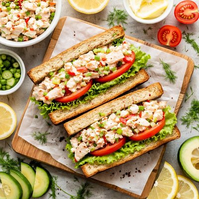 Image of Imitation Crabmeat Sandwich