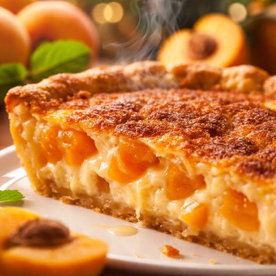 Image of Impossible Apricot Pie