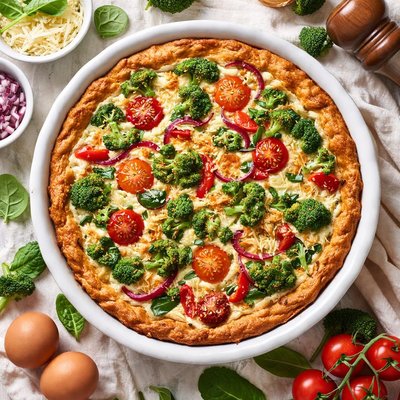 Image of Impossible Vegetable Pie