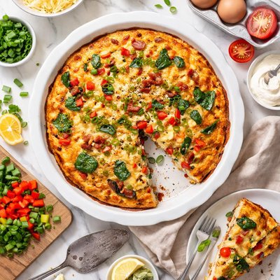 Image of Impossibly Easy Breakfast Pie