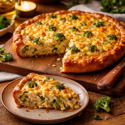 Image of Impossibly Easy Chicken N Broccoli Pie