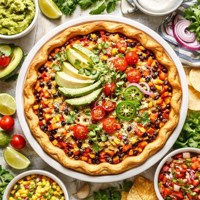 Image of Improbable Vegetarian Mexican Pie