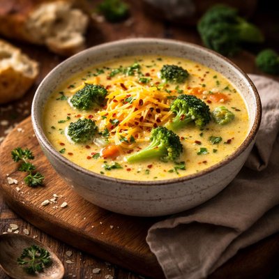 Image of Incredible Cheesy Broccoli Soup Weight Watchers