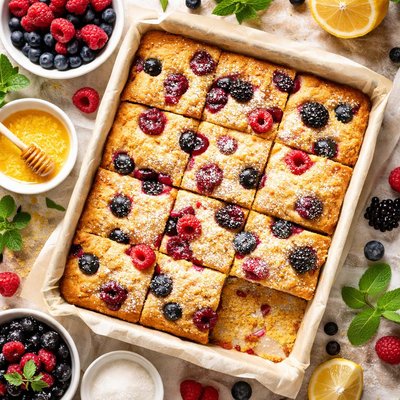 Image of Indian Cornmeal Berry Dessert