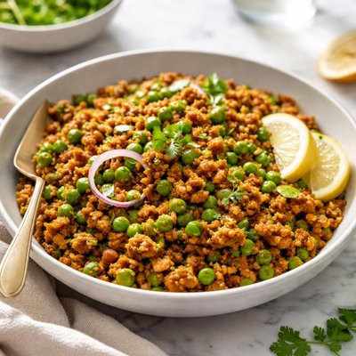 Image of Indian Ground Chicken with Peas