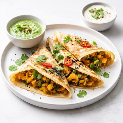 Image of Indian Inspired Crepes