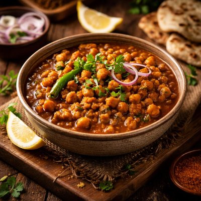 Image of Indian Khatte Chole Hot and Sour Chickpeas