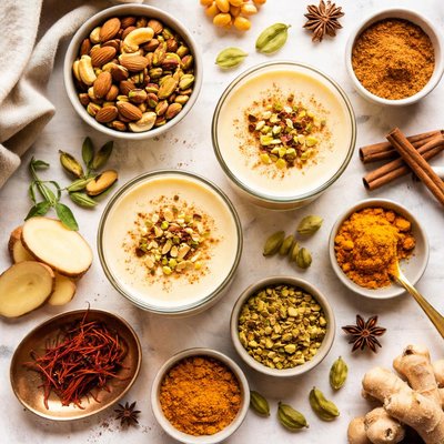 Image of Indian Nut and Spice Drink Vegan