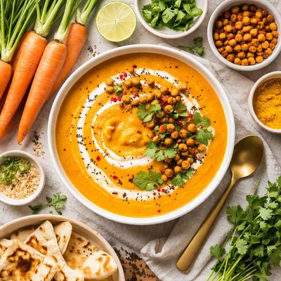 Image of Indian Spiced Carrot Soup with Ginger