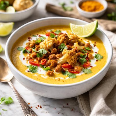 Image of Indian Spiced Cauliflower Soup