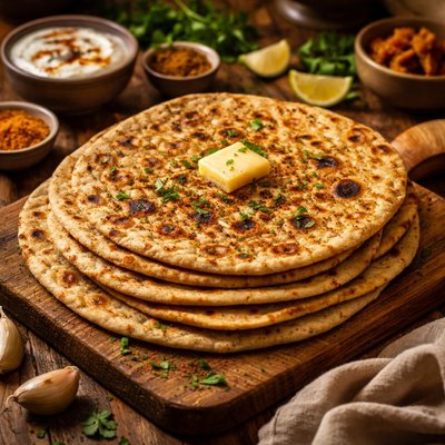 Image of Indian Spiced Chapati Flat Bread