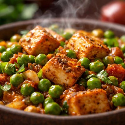 Image of Indian Spiced Peas with Tofu