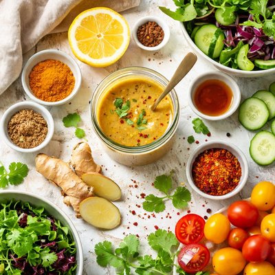 Image of Indian Spiced Salad Dressing