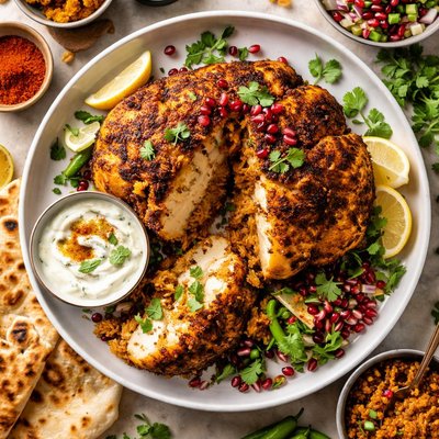 Image of Indian Spiced Stuffed Cauliflower