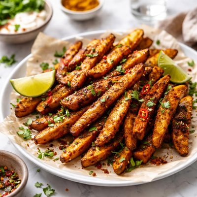 Image of Indian Spiced Sweet Potato Steak Fries