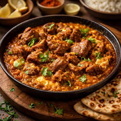 Image of Indian Spicy Mutton in Egg Sauce