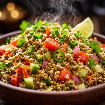 Image of Indian Sprouted Lentil Salad