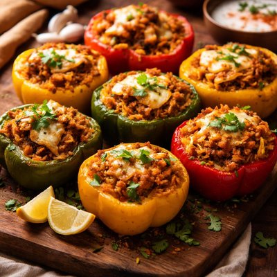 Image of Indian Stuffed Peppers