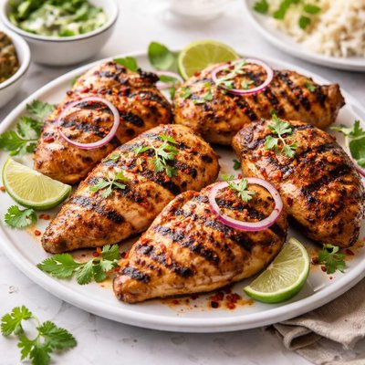 Image of Indian Style Grilled Chicken Breasts