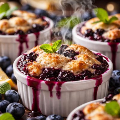 Image of Individual Blueberry Cobblers