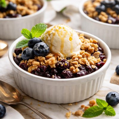 Image of Individual Blueberry or Apple Crisp